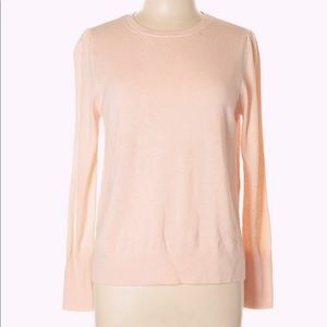 LOFT Blush Pink Long Sleeve Sweater Sz L